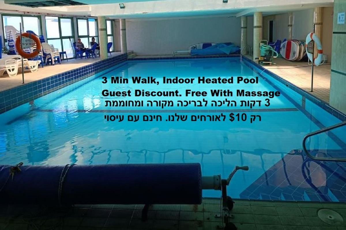 Beach Suite Israel- Best View, Gym, Massage Chair, Low Fee For Off-Site Indoor Pool Spa ביץ סוייט ישראל- נוף ים מאלף, כיסא מסאז, חדר כושר, אפשרות לבריכה מקורה, וספא בתשלום ממש מוזל Askelón Kültér fotó